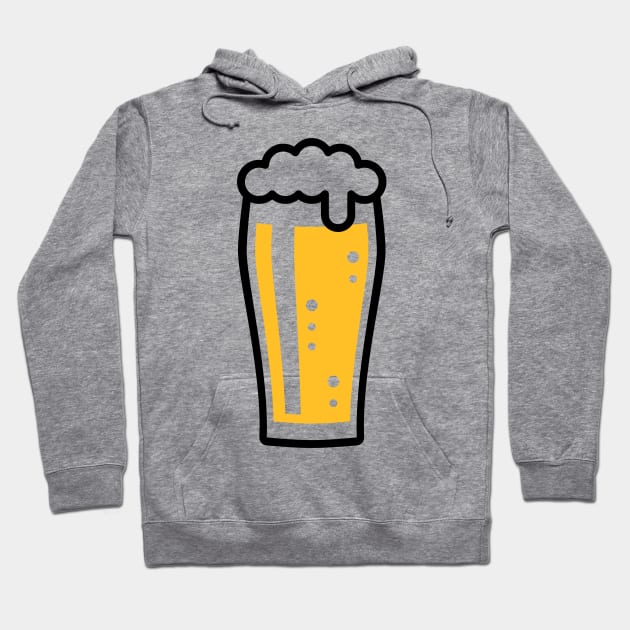 Beer Glass (Beer Drinker / Pale Ale / 2C) Hoodie by MrFaulbaum